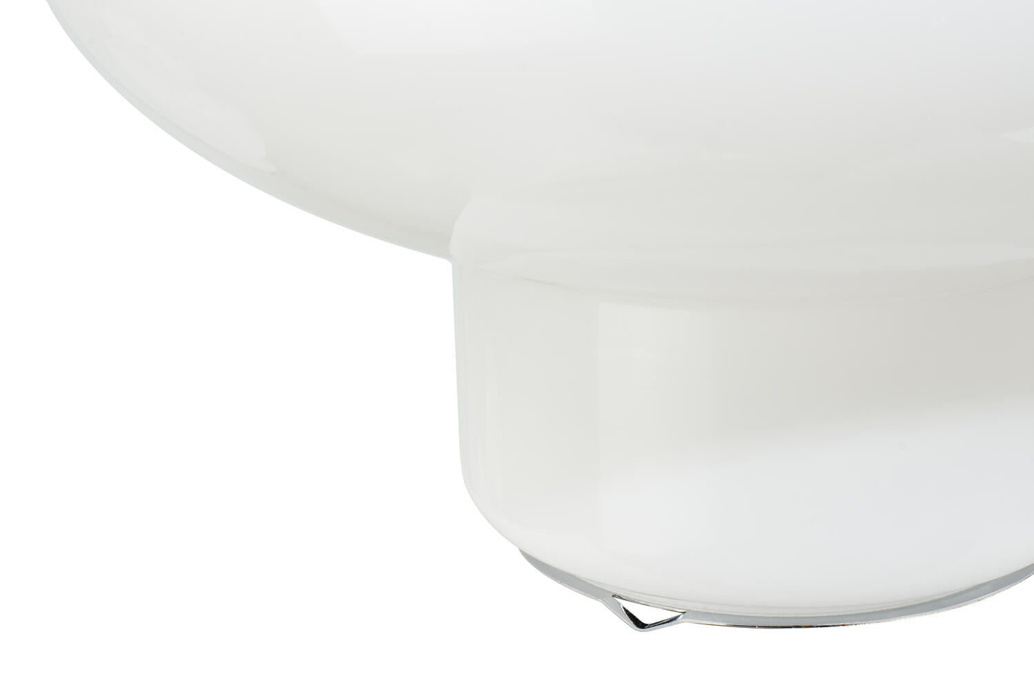 Ovalie XXL bordlampe, H25,5 cm - hvidt trelagsglas